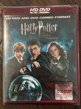 Movie HD DVD & Standard DVD Combo Harry Potter and the Order of the Phoenix New